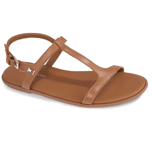 Tommy Hilfiger Sandali Th Flat Sandal FW0FW07930 Summer Cognac GU9