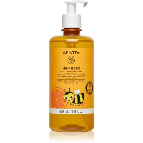 Apivita Kids Mini Bees gel za prhanje za telo in lase za otroke 500 ml Slike