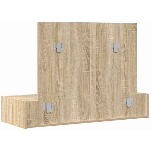  Toaletni stol Smeđa 100 x 40 x 70 cm Konstruirano drvo Slike