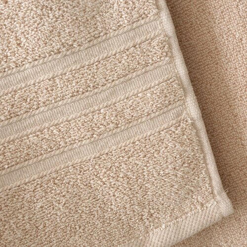 Catherine Lansfield Bež pamučan ručnik od frotira 70x120 cm Zero Twist &amp;ndash; Slike
