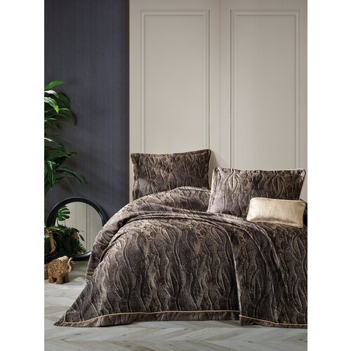 carita - brown brown double bedspread set Slike