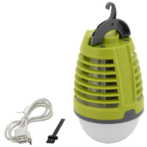 LED prenosiva punjiva lampa sa lapačem za insekte LED/2W/3,7V IPX4, zelena Slike