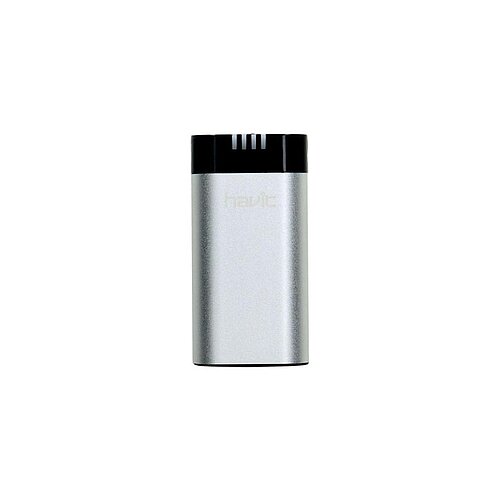 Powerbank Havit 4400 mAh Srebrena Slike