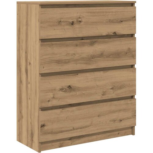  Komoda boja hrasta artisan 80x35x99 cm konstruirano drvo Slike