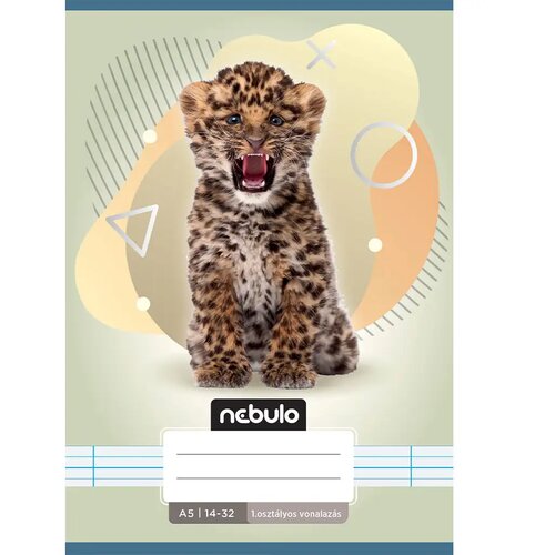 NEBULO Speta 1. razred črtasti zvezek A5 14-32 Živalski - Leopard Cene