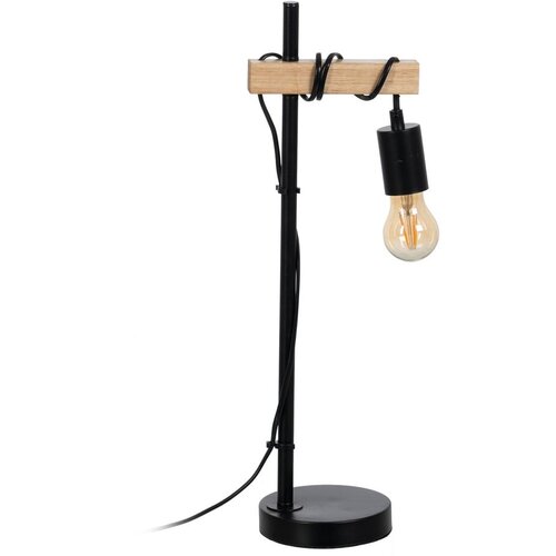 Ixia Črna/naravna namizna svetilka (višina 52 cm) – Cene