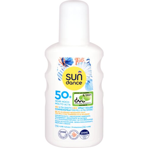 sundance med ultra sensitiv sprej za zaštitu od sunca spf 50+ 200 ml Slike