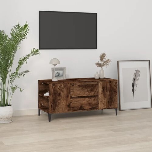 TV ormarić boja hrasta 102x44,5x50 cm konstruirano drvo Cene