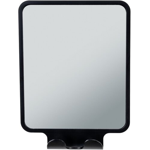 Wenko Kozmetično ogledalo z obe&amp;scaron;alnikom 14x19.5 cm Quadro Black &amp;ndash; Slike