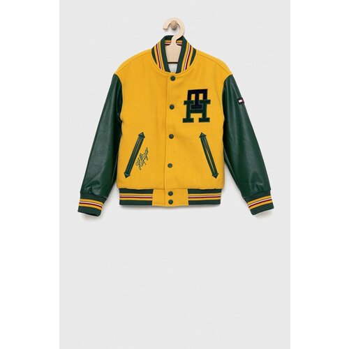 Tommy Hilfiger Dječja jakna boja: žuta Slike