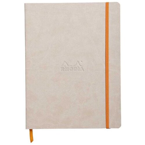  Notes B5, Rhodia Rhodiarama, meke korice, s gumicom, diktando crte, bež Cijene