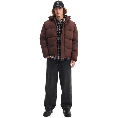 Cropp mu&amp;scaron;ka jakna s kapuljačom - Smeđa 4474W-88X Slike