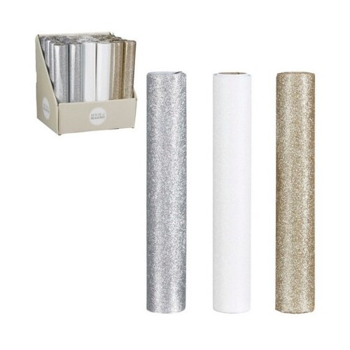 Dekordom novogodišnja dekoracija - runner 30x270 1143714 - silver/white/champagne - edl ( 041417 ) Cene