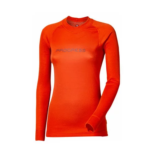 Progress DF NDRZ PRINT Ženska sportska majica dugih rukava, narančasta, veličina