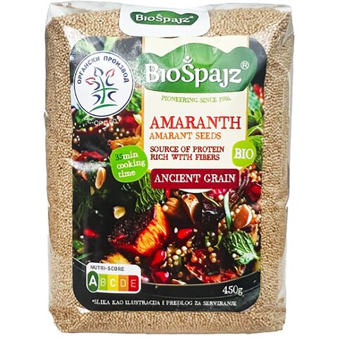 Biospajz Amarant organski 450g, Biošpajz Cene