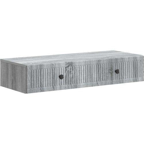 Stolna montirana na zid Siva sonoma 87,5 x 34,5 x 17 cm Cijene
