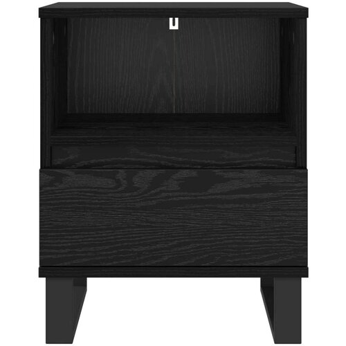  za krevet Crni hrast 40 x 35 x 50 cm Konstruirano drvo Slike