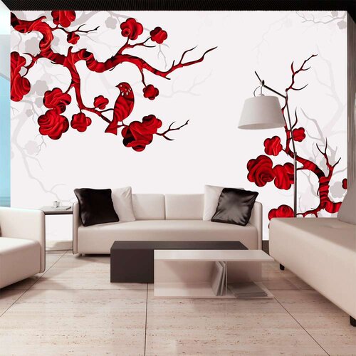  Tapeta - Red bush 250x175 Cijene