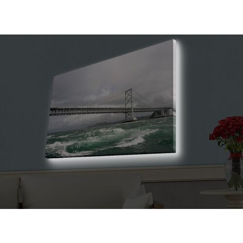 Wallity Slika sa LED osvetljenjem 4570HDACT-009, 45x70 cm Cene