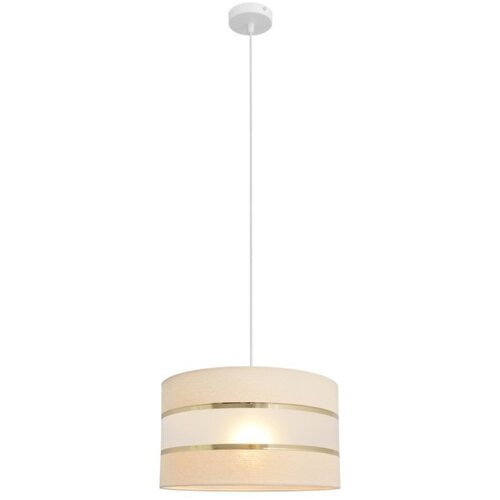  Luster na sajli HELEN 1xE27/15W/230V, prečnik 35 cm, krem/zlatna Slike