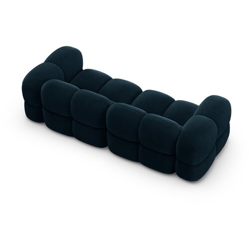 Cosmopolitan Design Temno modra žametna sedežna garnitura 250 cm Loretto &amp;ndash; Slike