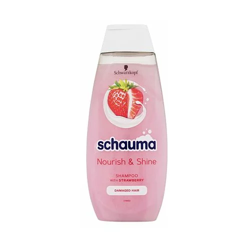 Schwarzkopf Schauma Nourish & Shine Shampoo šampon za poškodovane lase 400 ml za ženske