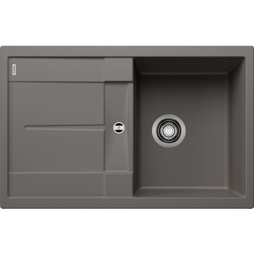 Blanco sudoper METRA 45 S-F SILGRANIT s dalj.upr. - VULKAN SIVA Slike