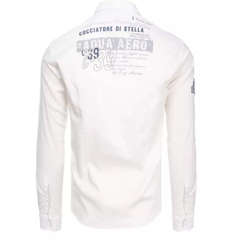 DStreet Men's ecru shirt DX2276 Cene