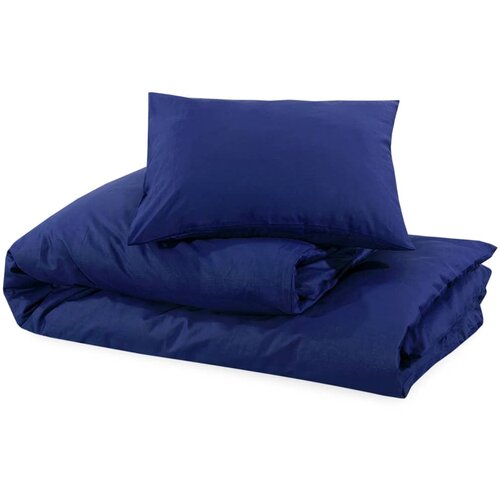  Set posteljine za poplun modri 135x200 cm lagana mikrovlakna Slike