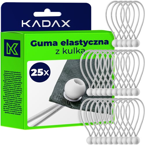 KADAX Elastična guma s kroglico Komplet gum za ponjavo Pritrdilo za ponjavo 15 cm 25 kosov, (5000362373) Cene