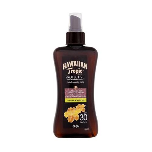 Hawaiian Tropic Protective Dry Spray Oil SPF30 suho ulje za tamnjenje s kokosovim i arganovim uljem 200 ml Cijene