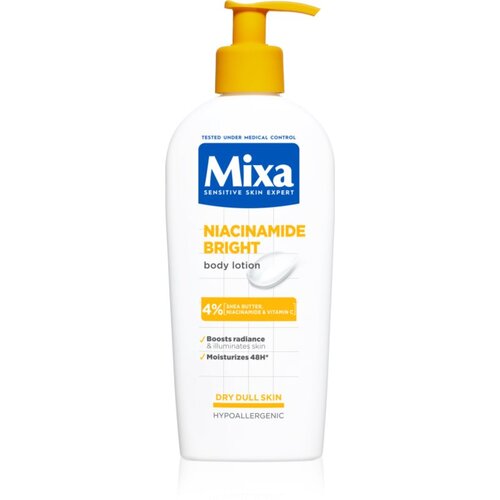 Mixa Niacinamide Bright maslo za telo z karitejevim maslom 250 ml Cene