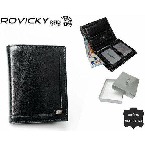 Fashion Hunters ROVICKY RFID leather wallet Cene