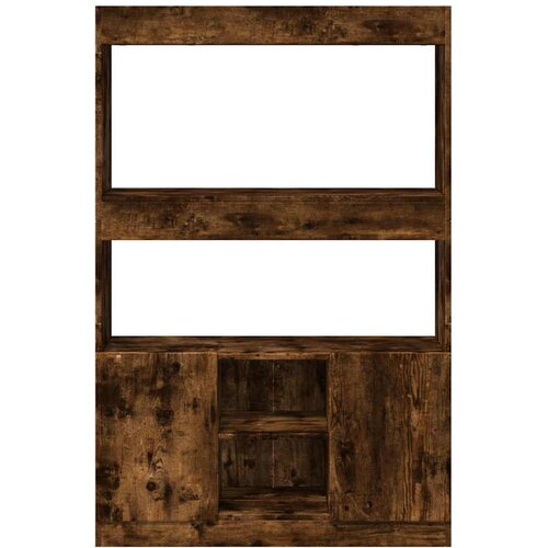  Visoka komoda boja hrasta 92x33x140 cm od konstruiranog drva Slike