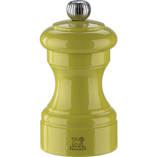 Peugeot Bistro Pfefferm&amp;uuml;hle 10 cm Pistazie lackiert Holz Slike