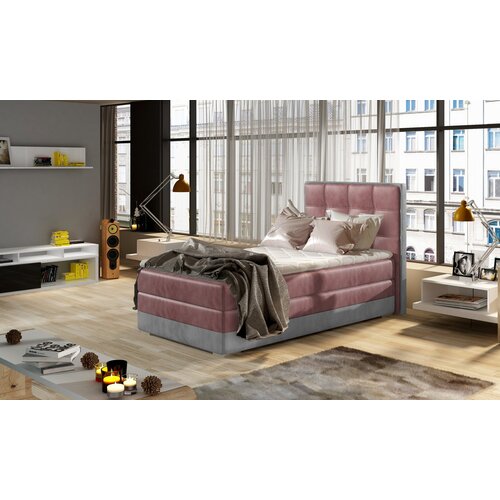 ELTAP Boxspring krevet Aster 90x200 s uzglavljem i spremi�tem-Desna-Monolith 63, Monolith 84 Cijene