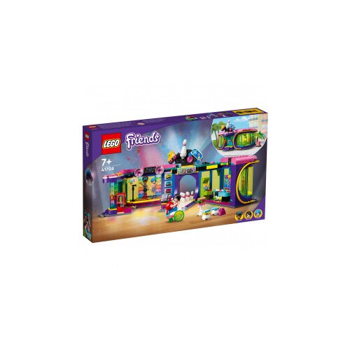 Lego ® friends igralnica z arkadnimi igrami in disko kotalkališče 41708 Cene