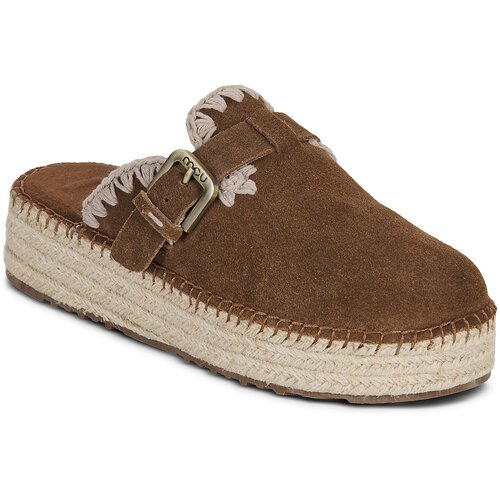 Mou JUTE CLOG PLAIN SUEDE Smeđa Slike