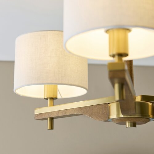  Endon 116993 - Luster na &amp;scaron;ipci HEATHCLIFF 3xE14/7W/230V mesing/jasen Slike