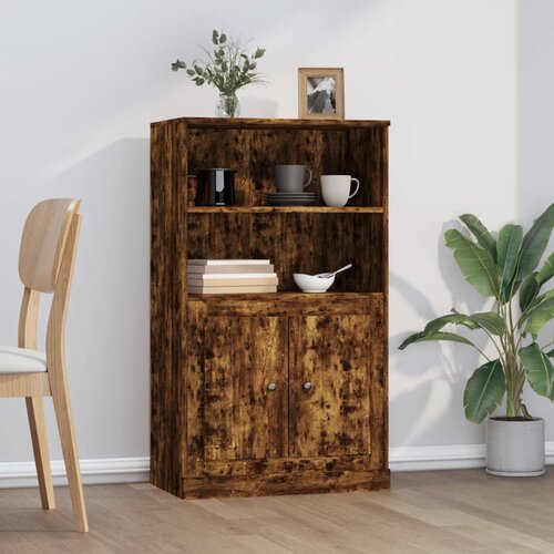 The Living Store Visoka omara dimljen hrast 60x35,5x103,5 cm inženirski les - Visoka Omarica, (21431164) Slike