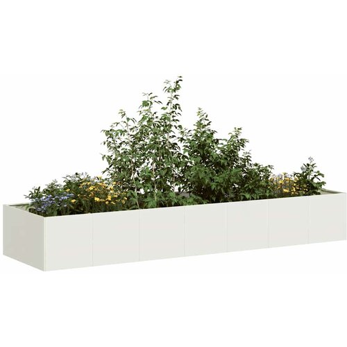 vidaXL Sadilnik Bela 280x80x40 cm Jeklo Cene