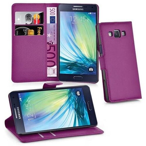 Cadorabo Samsung Galaxy A3 2015 v pastelno vijolična - Za&scaron;čitni ovitek z magnetnim zapiranjem, stoječo funkcijo in režo za kartice, (20550266) Cene