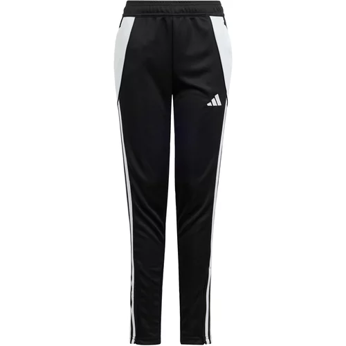 Adidas Sportske hlače 'Tiro 24 Training Bottoms Kids' crna / bijela