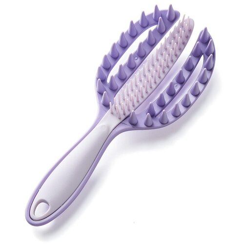 INF 2-v-1 glavnik za laj&scaron;anje srbenja in masažo - nežna nega lasi&scaron;ča Purple, (5000093490) Cene