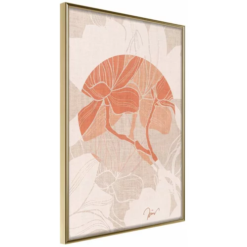  Poster - Flowers on Fabric 40x60