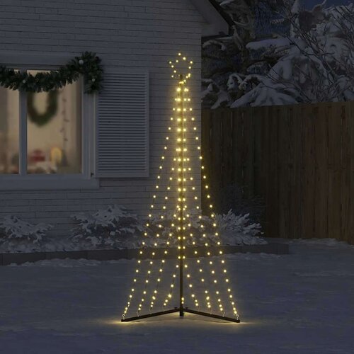 VidaXL LED božićno drvce 339 LED toplo bijelo 187 cm Slike