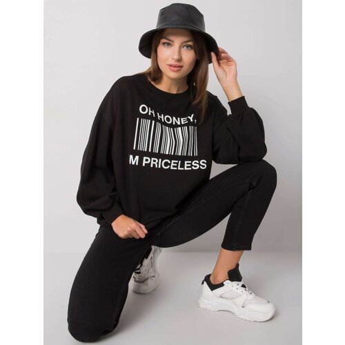 ex moda Sweatshirt-EM-BL-536/1U.84P-black Cene