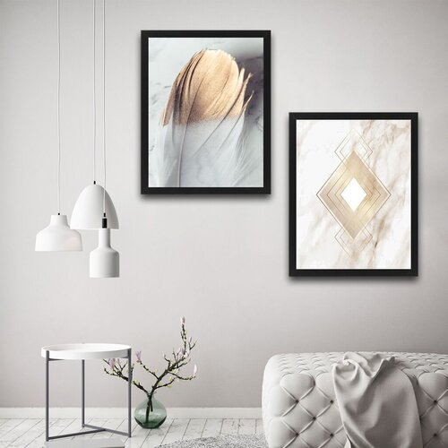 Wallity slika gold 1, 2 dela, 30 x 40 cm Cene