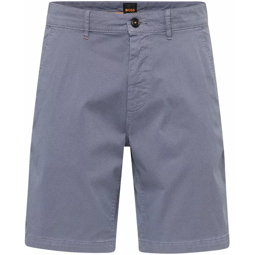 BOSS Orange Chino hlače mornarsko plava / sivkasto plava