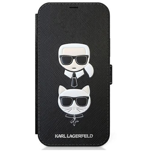  Maska za iPhone 12 Pro Max na preklop Karl Lagerfeld Karl Flip crna Cene